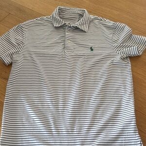 Polo by Ralph Lauren Navy and White Striped Polo